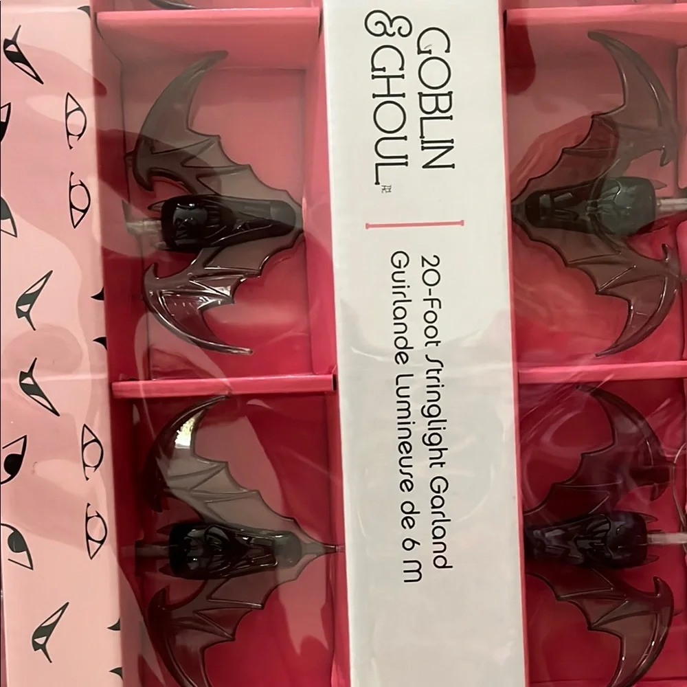 Bat string lights perfect for Halloween